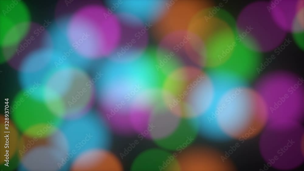 Out of focus circles loop Out of focus circles loop