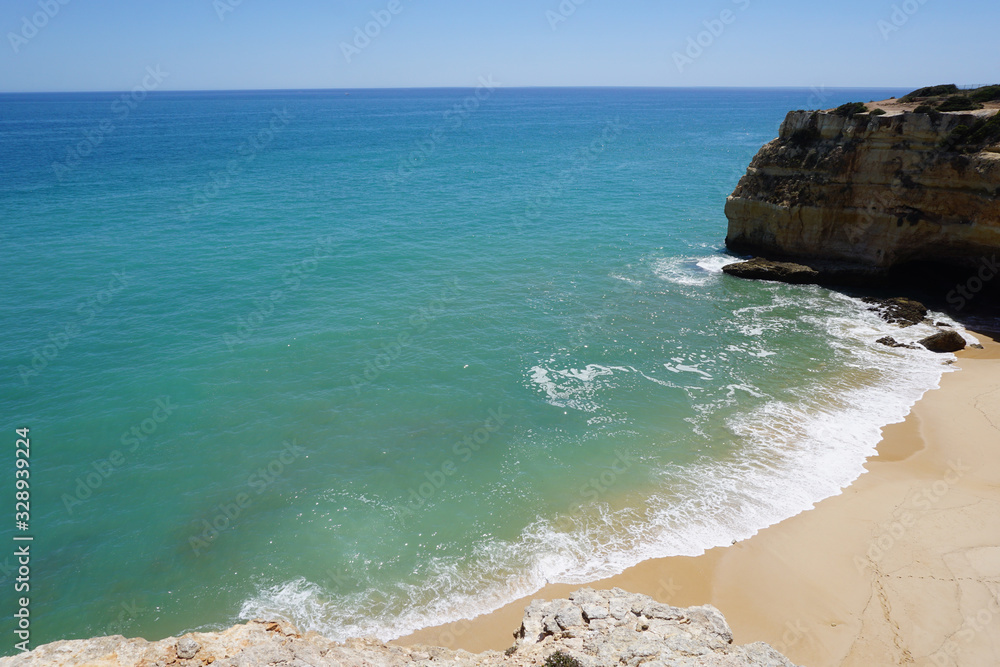Incredibly beautiful beaches and lagoons ocean in portugal Incredibly beautiful beaches and lagoons ocean in portugal