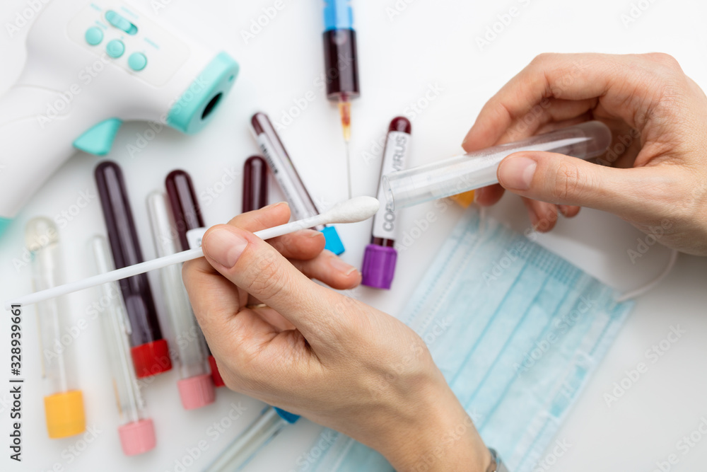 Laboratory sample of the novel Coronavirus Laboratory sample of the novel Coronavirus