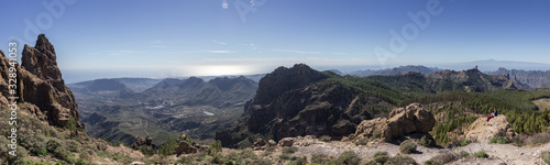 Views of Roque nublo and surrounding area (Gran Canary) © julen