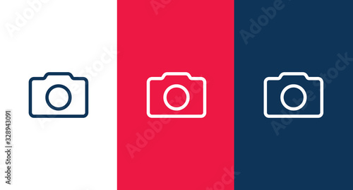 Camera icon for web and mobile