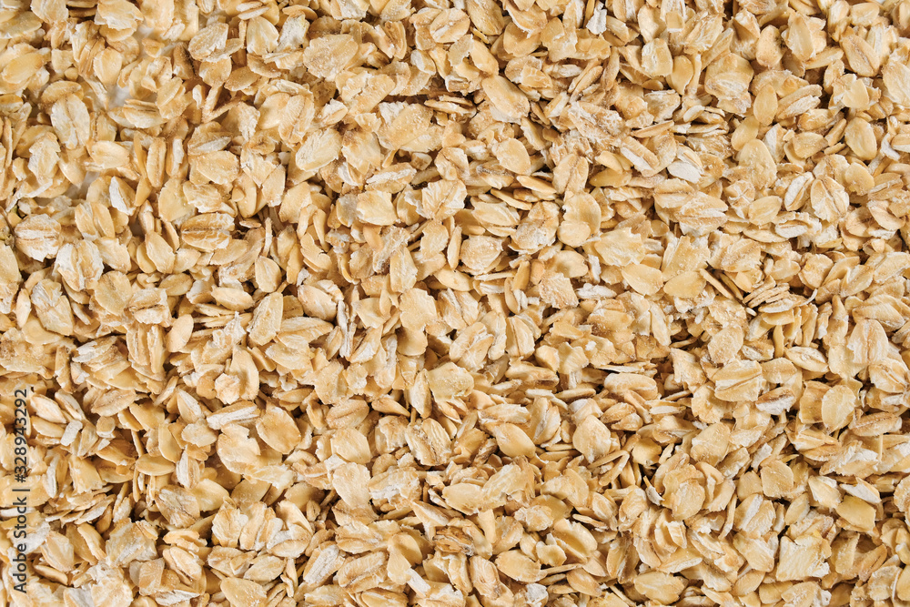 Background of oatmeal, closeup. View from above. Texture Background of oatmeal, closeup. View from above. Texture