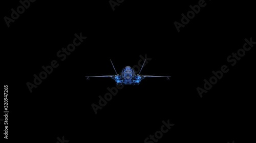  F 35 Lightning II Digital Blueprint Scan photo