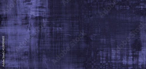 Blue grunge wallpaper. Abstract old vintage blue texture. Old dirty blue background