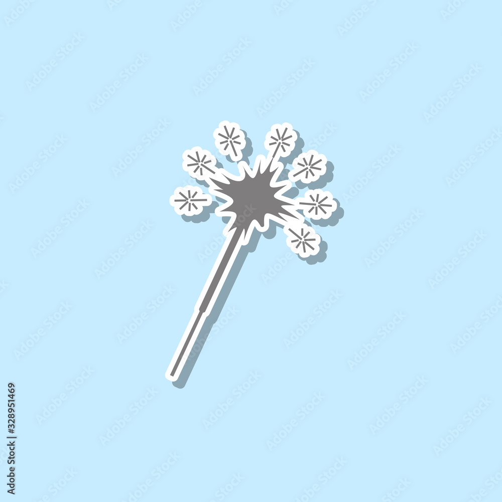 Laser beam icon, sparkler sticker icon. Simple thin line, outline vector of web icons for ui and ux, website or mobile application Laser beam icon, sparkler sticker icon. Simple thin line, outline vector of web icons for ui and ux, website or mobile application