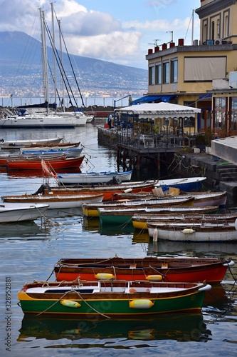 Ships in Naples port - Italy