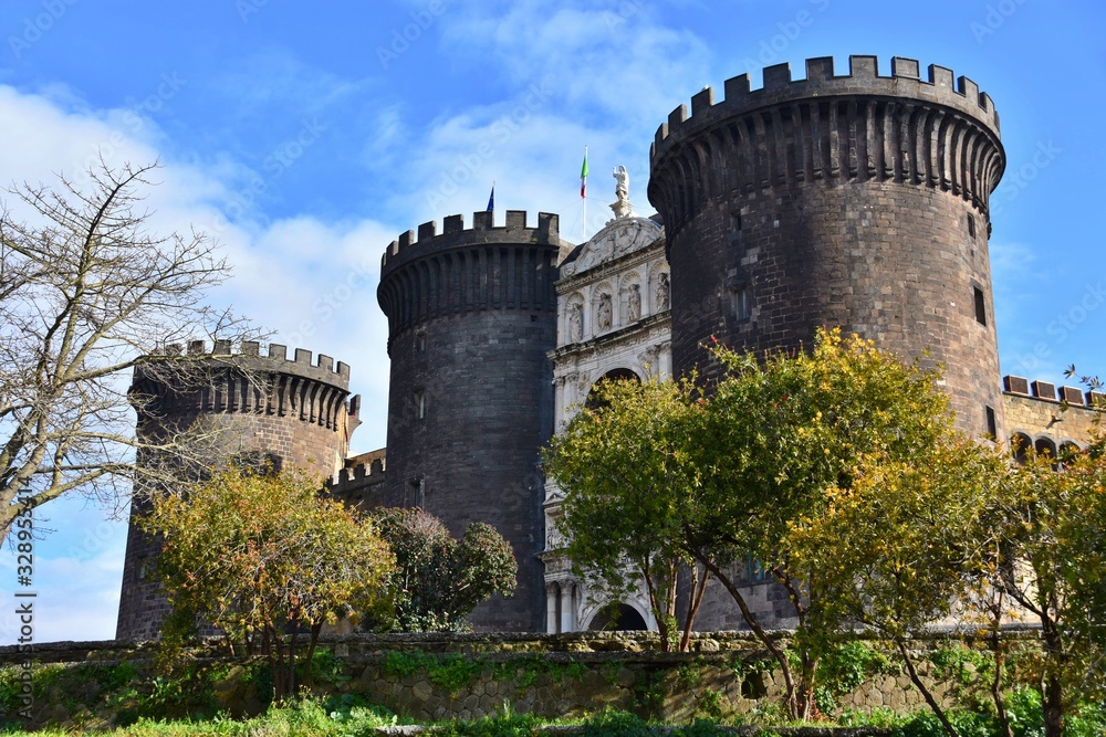 New Castel in Naples - Castel Nuovo - Italy