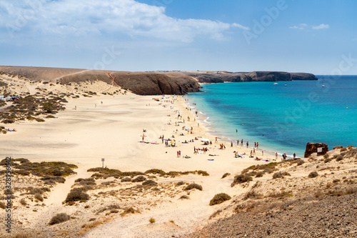 Slika na platnu Playa blanca coast and beaches