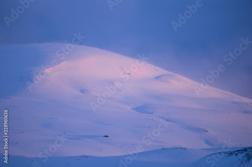 Winter Northern Norway landscape