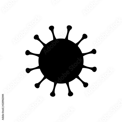Virus icon, infection symbol, coronavirus sign, COVID-19, 2019-nCoV - stock vector