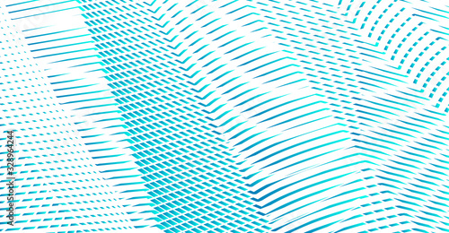 Contemporary background with light mesh texture of straight lines with illusory wavy moire effects alternating among themselves. Perfect for abstract background saver with addition of your text, 
