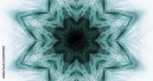 Relax lotus flower animation. Background for meditation. Nirvana. Mystical space pattern. 4k