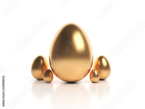 Golden Egg Finance Concept 