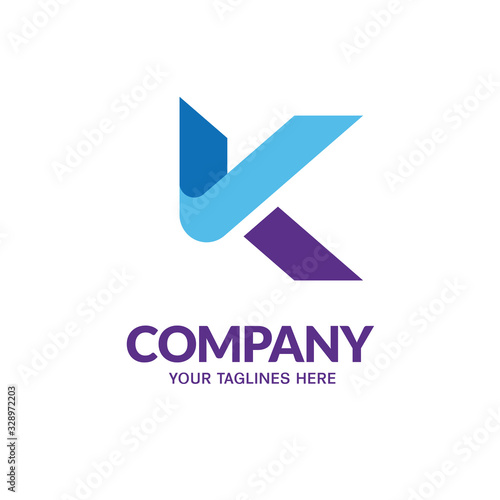 Creative Initial Letter K Logo Modern Business Typography Vector Template