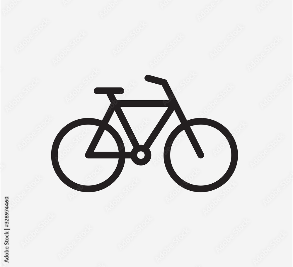 Bike icon vector logo design template flat style trendy Bike icon vector logo design template flat style trendy