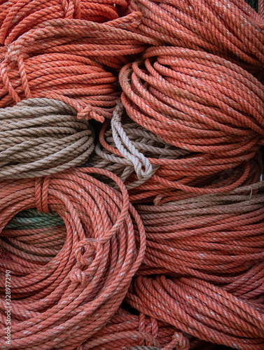 Fishing rope - Portland, Maine.