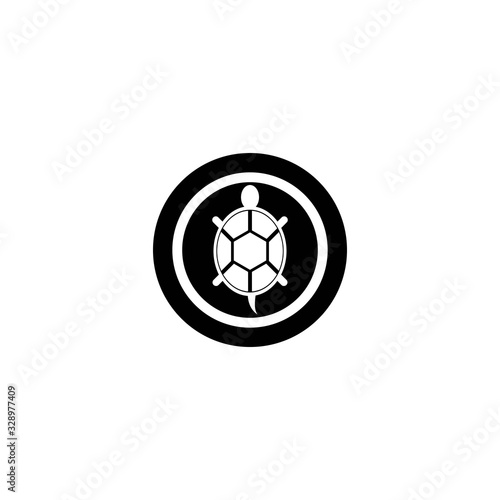 Turtle logo vector icon design