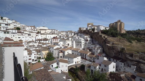 The beautiful village of Setenil de las Bodegas, Provice of Cadiz, Andalusia, Spain.