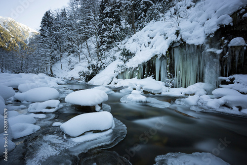 winter landscape in uzungol photo