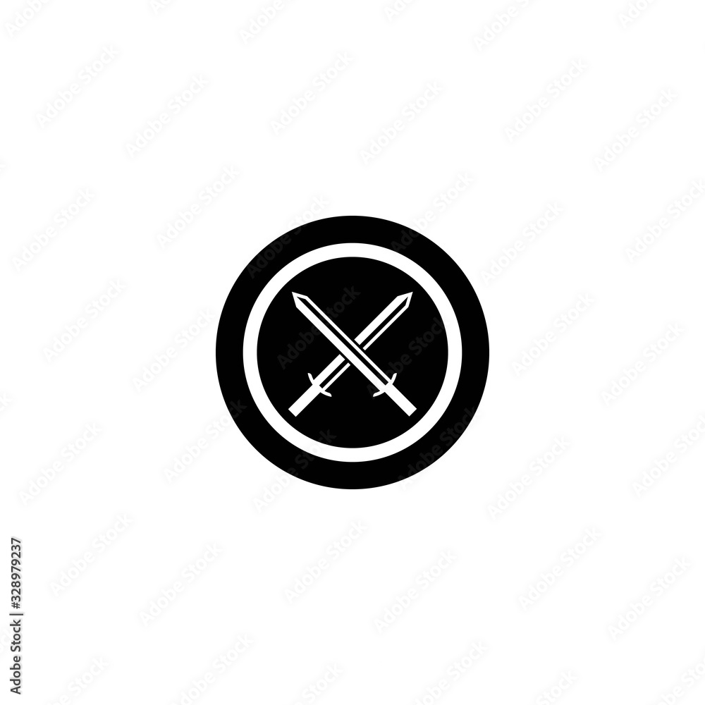 Sword logo template vector icon design Sword logo template vector icon design