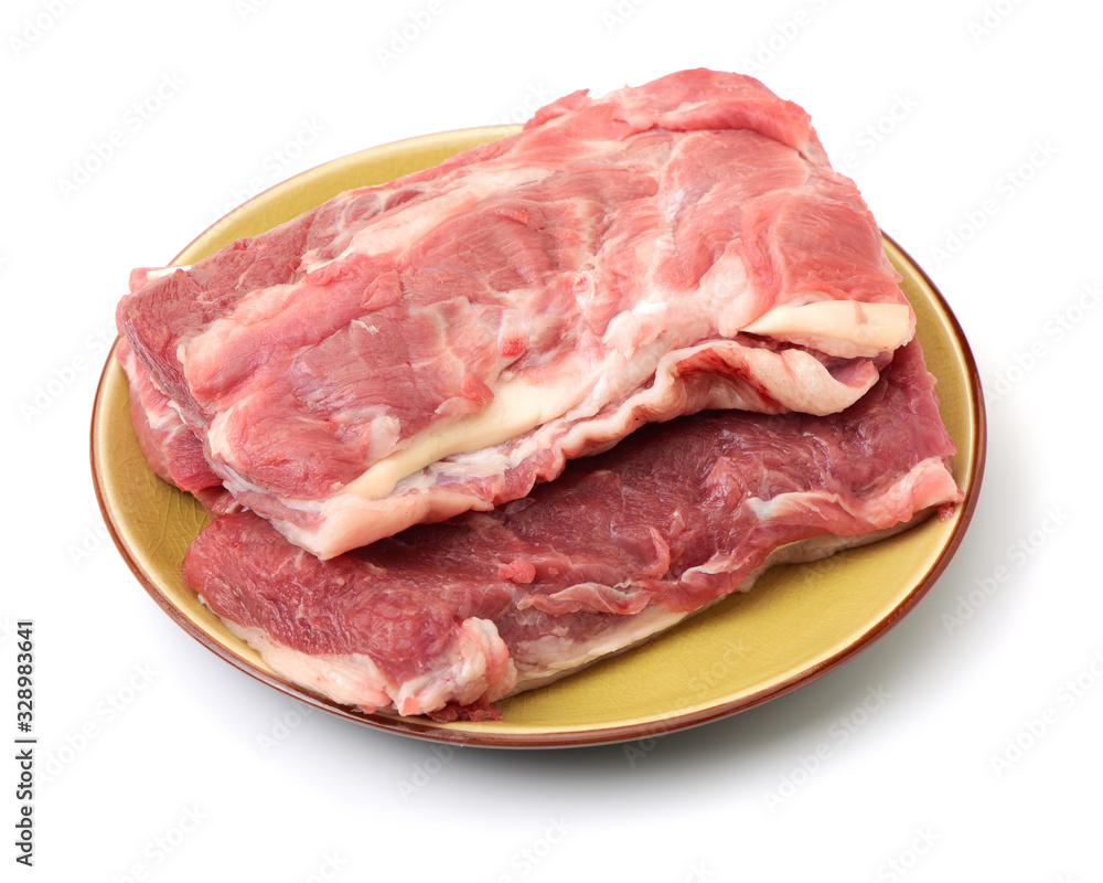 Pork Tenderloin on the white background Pork Tenderloin on the white background