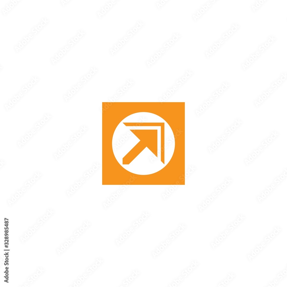 Arrows vector illustration icon logo template design Arrows vector illustration icon logo template design
