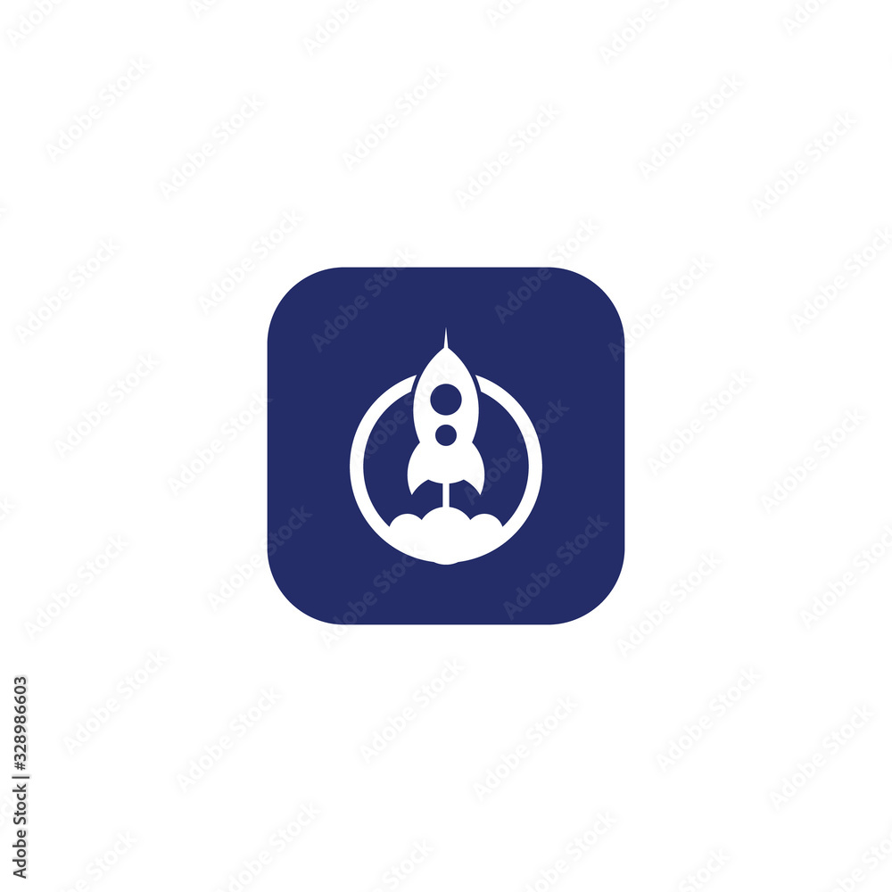 rocket logo icon vector template rocket logo icon vector template