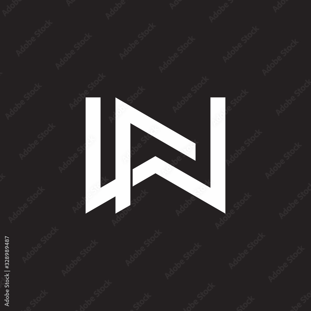 letter aw geometric arrow line simple logo vector letter aw geometric arrow line simple logo vector