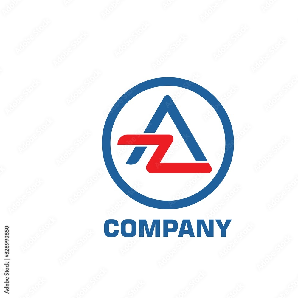 A Letter Logo Business  Vector