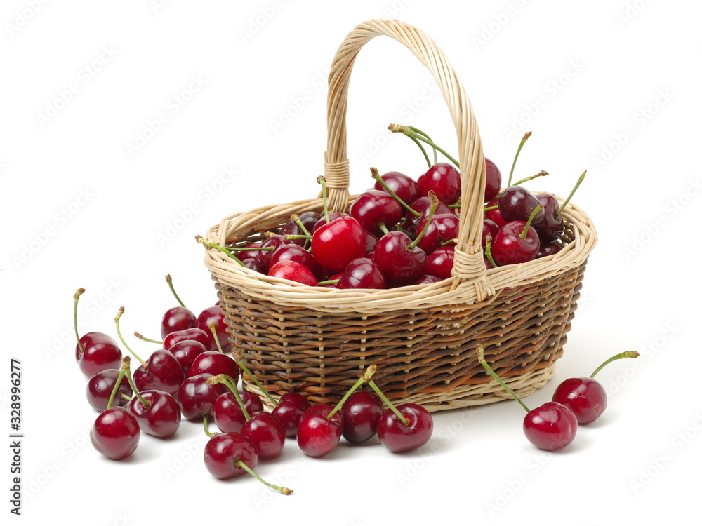 Cherry isolated on white background Cherry isolated on white background