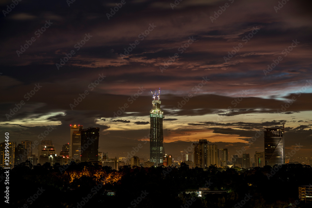 sunset, city, sky, skyline, sunrise, building, clouds, cityscape, silhouette, dusk, night, sun, orange, evening, red, skyscraper, urban, dawn, town, horizon, landscape, panorama, moscow, cloud, beauti