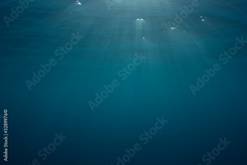 Sunburst underwater