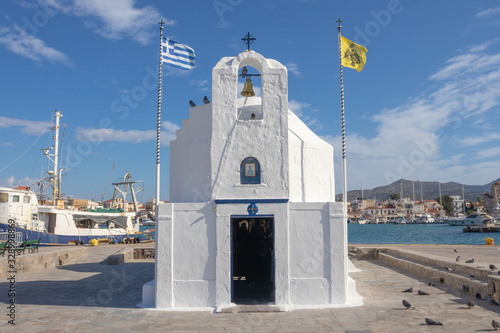 Photos Traditional orthodox greek church on Aegina island
