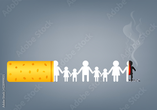 No smoking concept. World no tabacco day, May 31. Illustration.