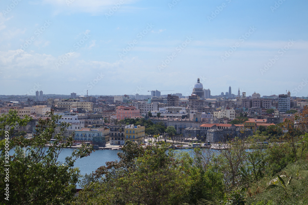 Havana, view from the observation deck. Cuba