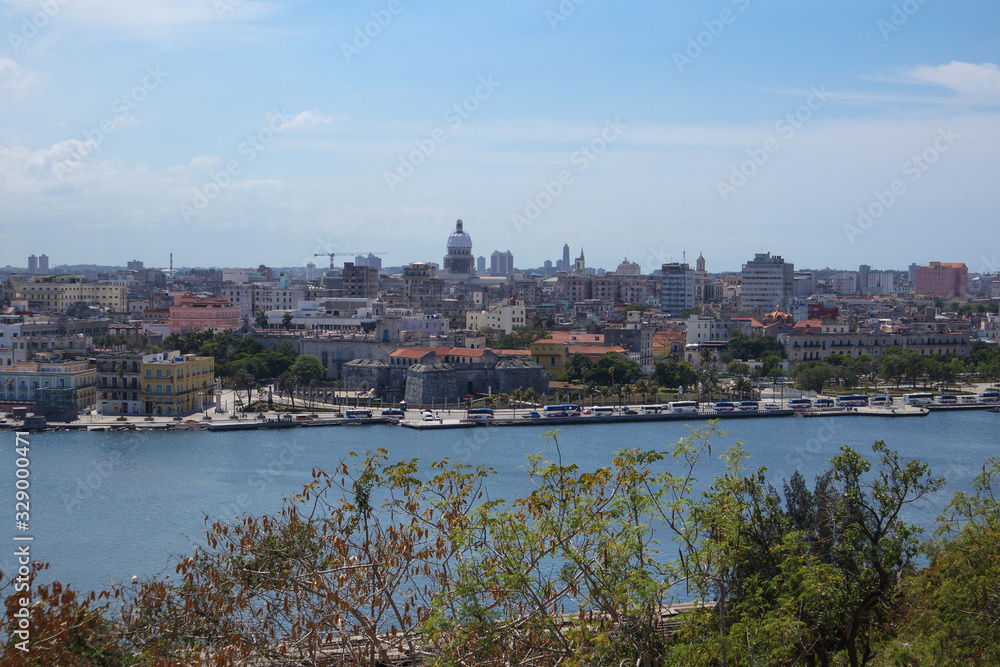 Havana, view from the observation deck. Cuba