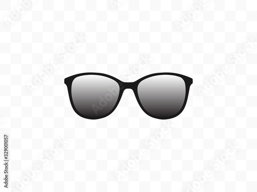 Sunglasses, glasses icon. Vector illustration, flat design.