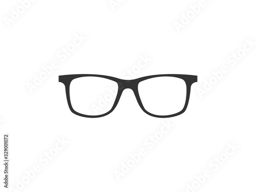 Eyeglasses, glasses icon. Vector illustration, flat design.