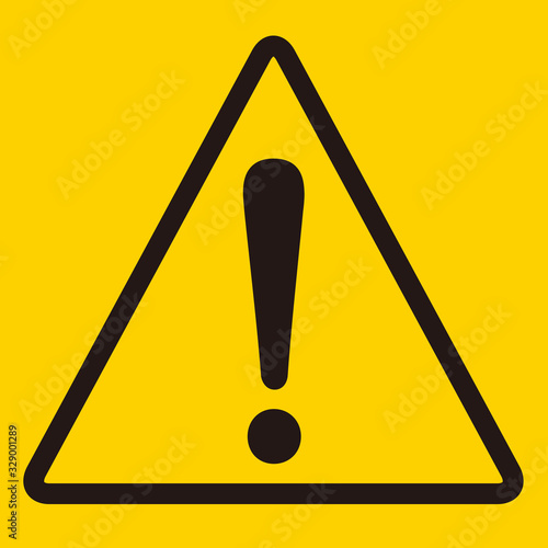 hazard sign icon vector triangle