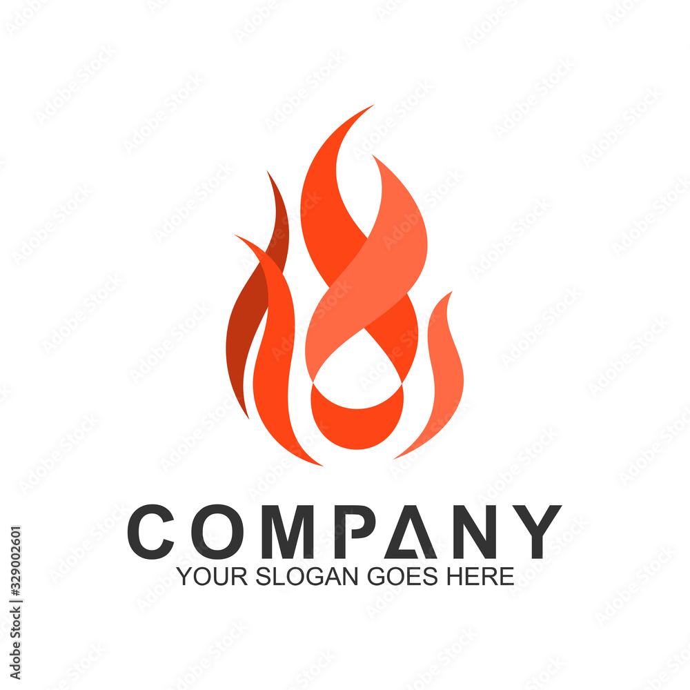 fire logo design template, abstract fire vector fire logo design template, abstract fire vector