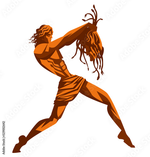 perseus with medusa head