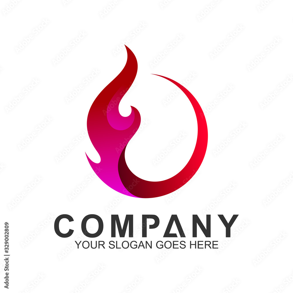 fire logo design template, abstract fire vector fire logo design template, abstract fire vector