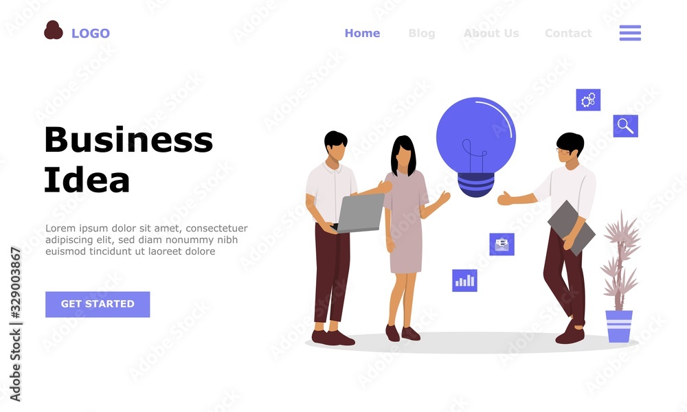 Business Ideas Vector Illustration Concept, Suitable for web landing page, ui, mobile app, editorial design, flyer, banner, and other related occasion Business Ideas Vector Illustration Concept, Suitable for web landing page, ui, mobile app, editorial design, flyer, banner, and other related occasion
