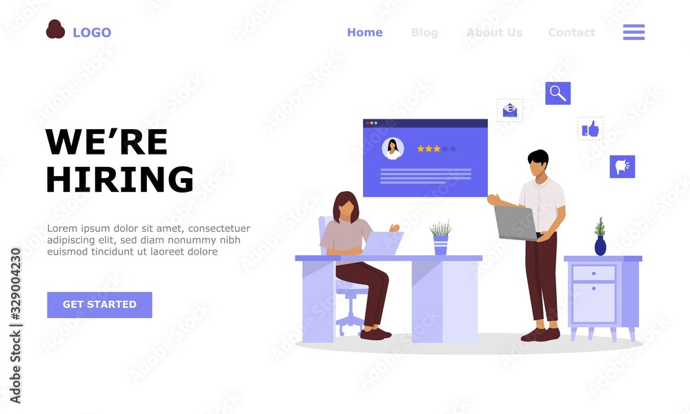 Hiring and Recruitment Vector Illustration Concept, Suitable for web landing page, ui, mobile app, editorial design, flyer, banner, and other related occasion Hiring and Recruitment Vector Illustration Concept, Suitable for web landing page, ui, mobile app, editorial design, flyer, banner, and other related occasion
