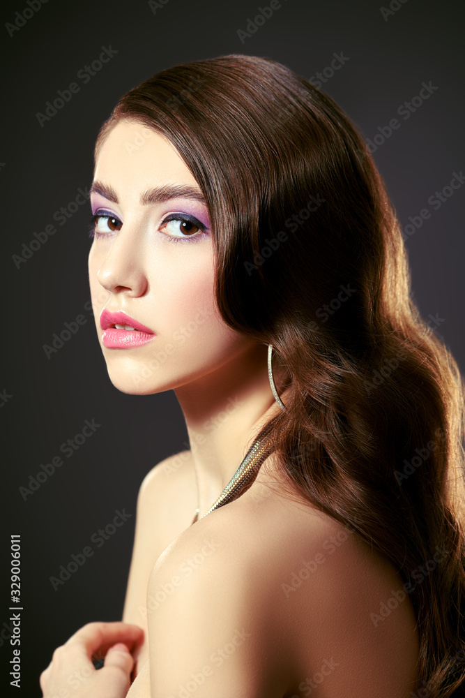girl with brown hair girl with brown hair