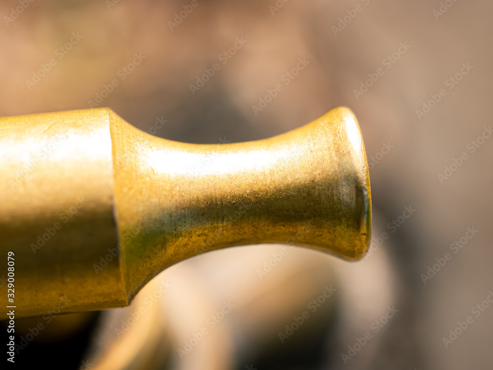 Naklejka premium Gold metal