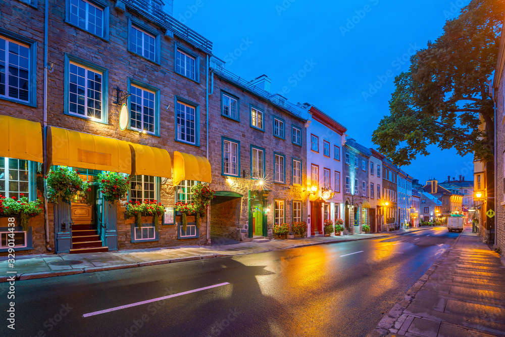 Old town area in Quebec city, Canada Old town area in Quebec city, Canada