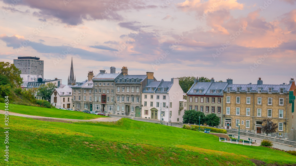 Panoramic view of Quebec City skyline, Canada