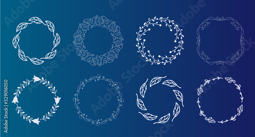 ボタニカルフレーム　ナチュラルテイスト　葉っぱや枝、自然、オーガニック、天然素材、リース、ネイチャー