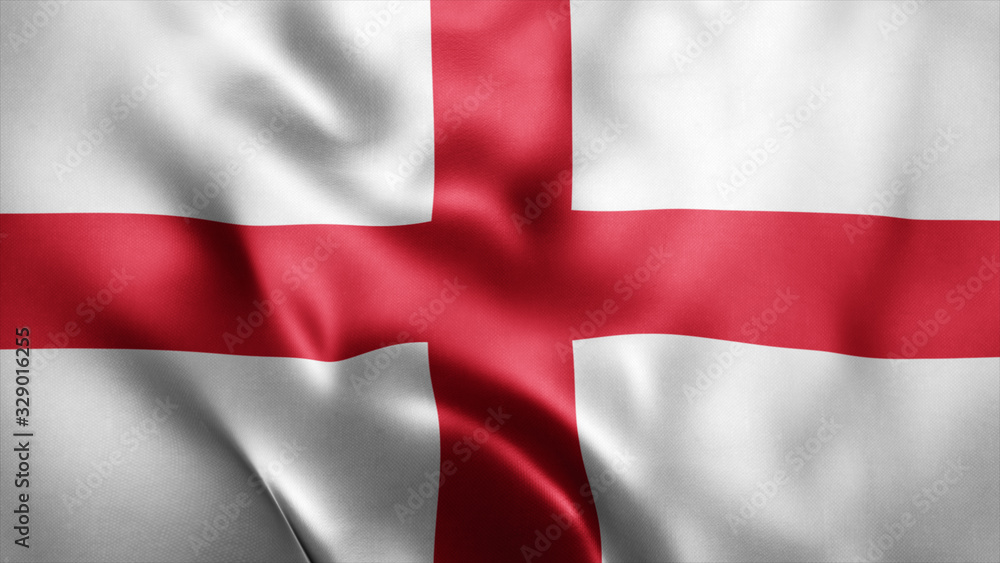 3d Rendered Realistic fabric Shiny Silky waving flag of England 8K Illustration Flag Background England National Flag 3d Rendered Realistic fabric Shiny Silky waving flag of England 8K Illustration Flag Background England National Flag